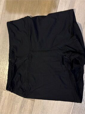 Black Athletic Compression Shorts